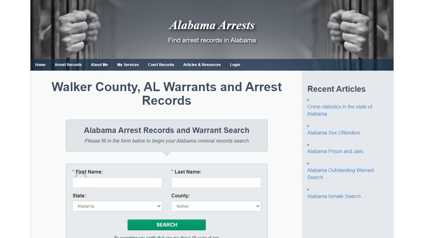 Walker County, AL Warrants and Arrest Records - Alabama Arrests
